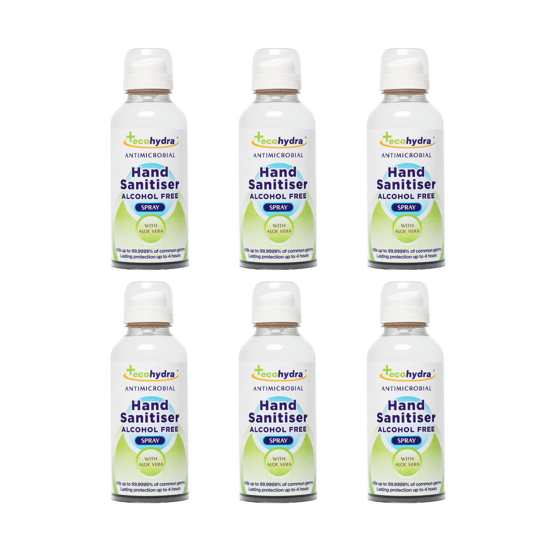 6 x 100ml Alcohol Free Spray Hand Sanitiser