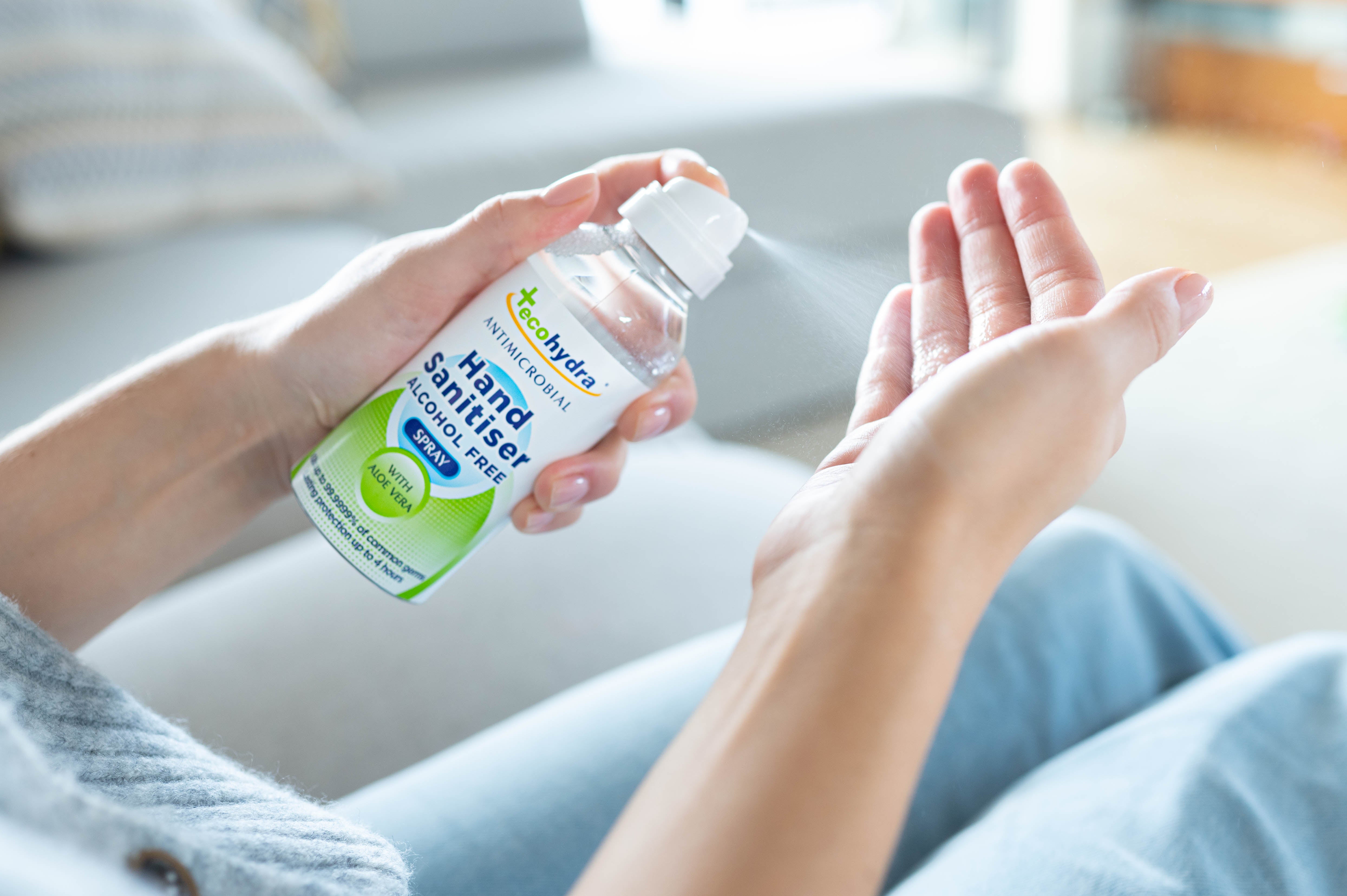 6 x 100ml Alcohol Free Spray Hand Sanitiser