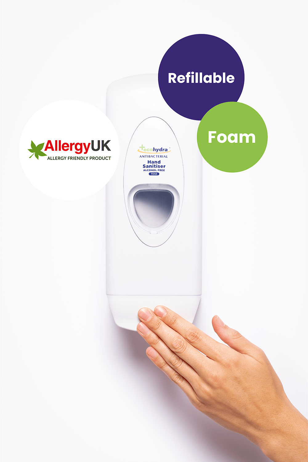Hand Sanitiser Refillable Wall Dispenser