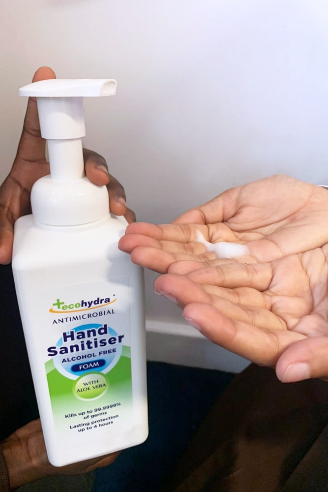 Alcohol Free Foam Hand Sanitiser with Pump (500ml)