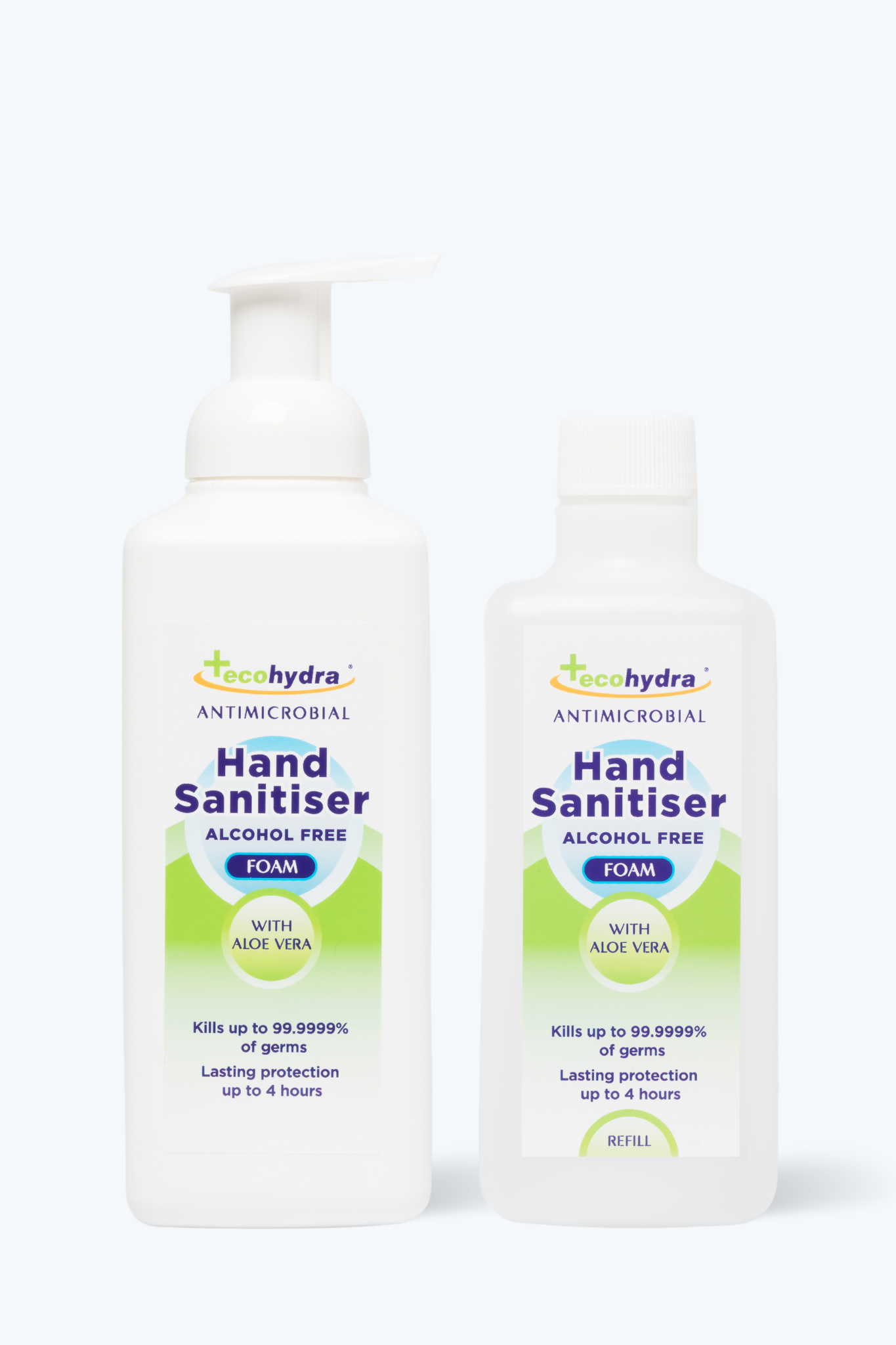 Alcohol Free Foam Hand Sanitiser 500ml plus refill bottle