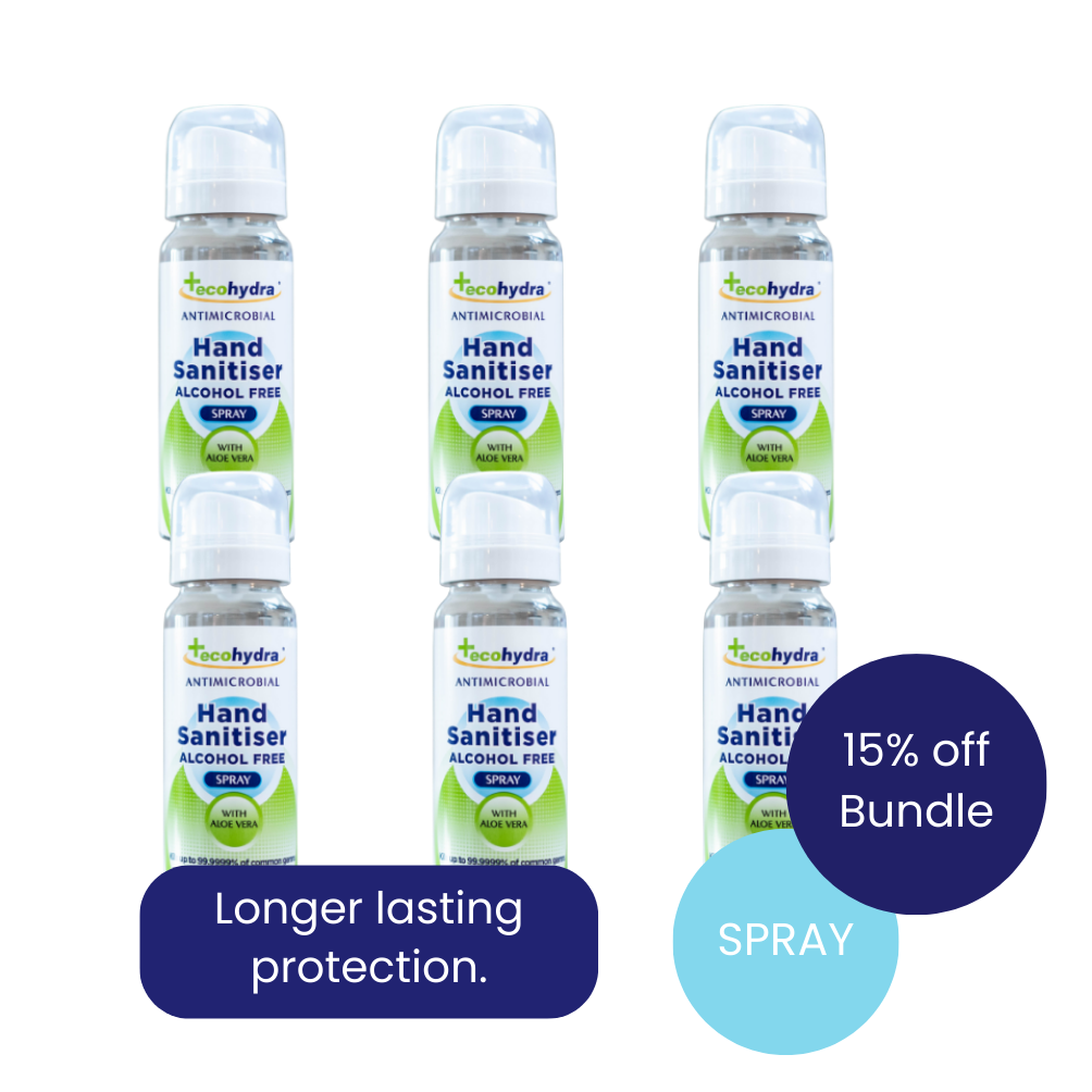 6 x 50ml Alcohol Free Spray Hand Sanitiser